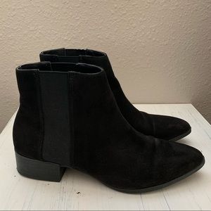 H&M faux suede booties